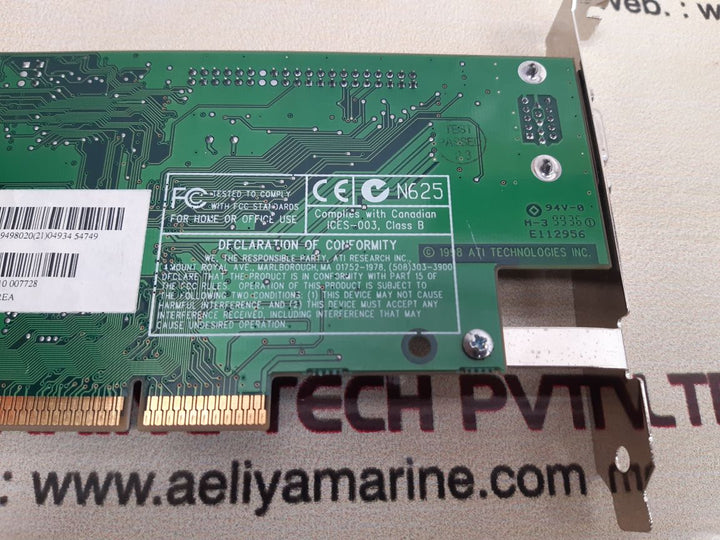 Ati technologies 109-49800-11 graphic card 