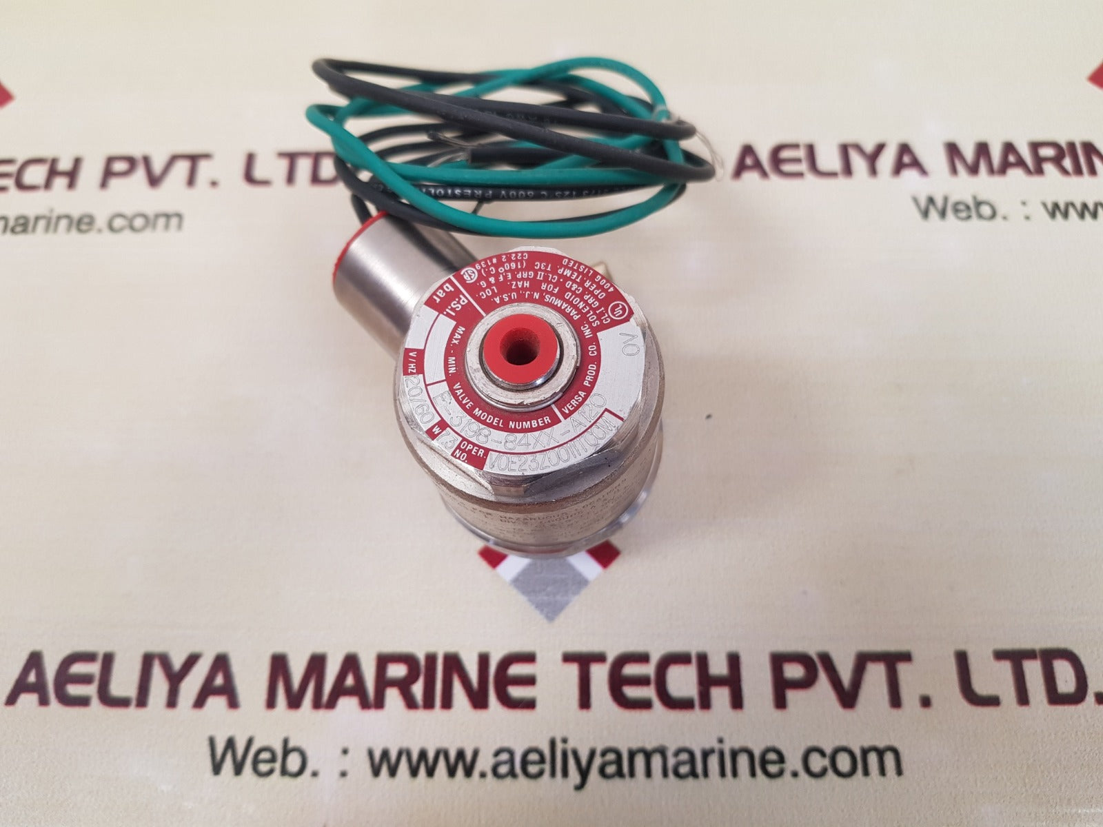 Versa e-3198-84xx-a120 pneumatic valve solenoid operator w:7.3