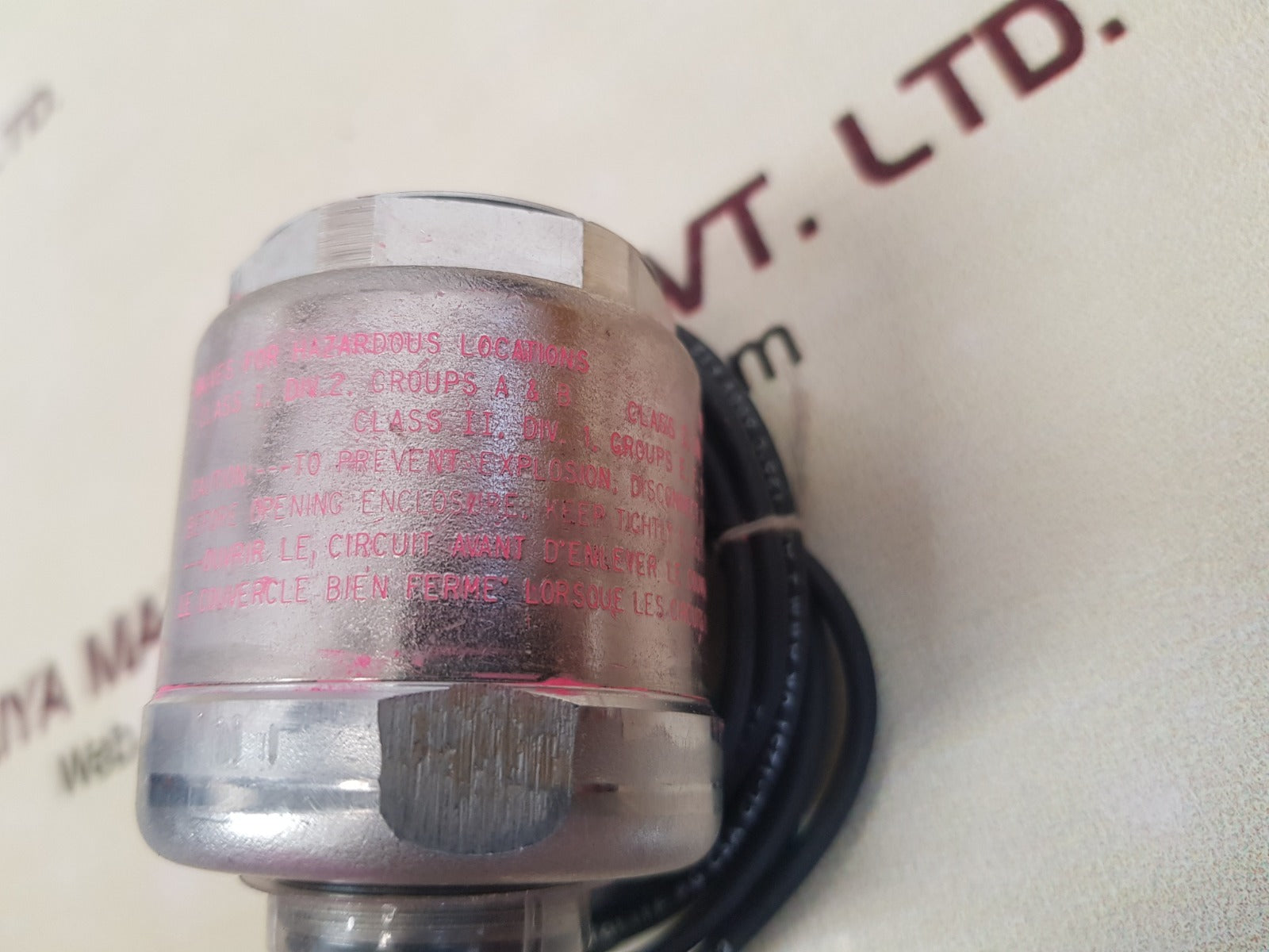 Versa e-3198-84xx-a120 pneumatic valve solenoid operator w:7.3