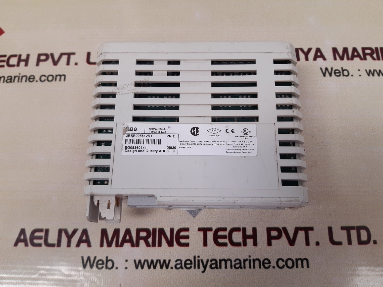 Abb di820 digital input module 3bse008512r1 pr:e
