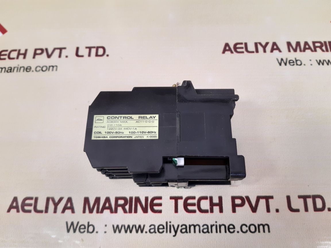 Toshiba a8a-44 (4a4b) control relay 100v-50hz 100-110v-60hz new