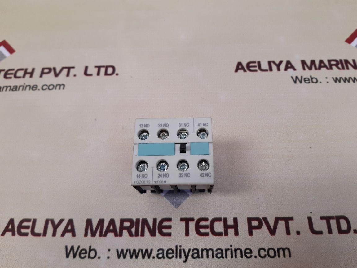 Siemens gb14048.5-2001 auxiliary switch block 3rh1921-1fa22 