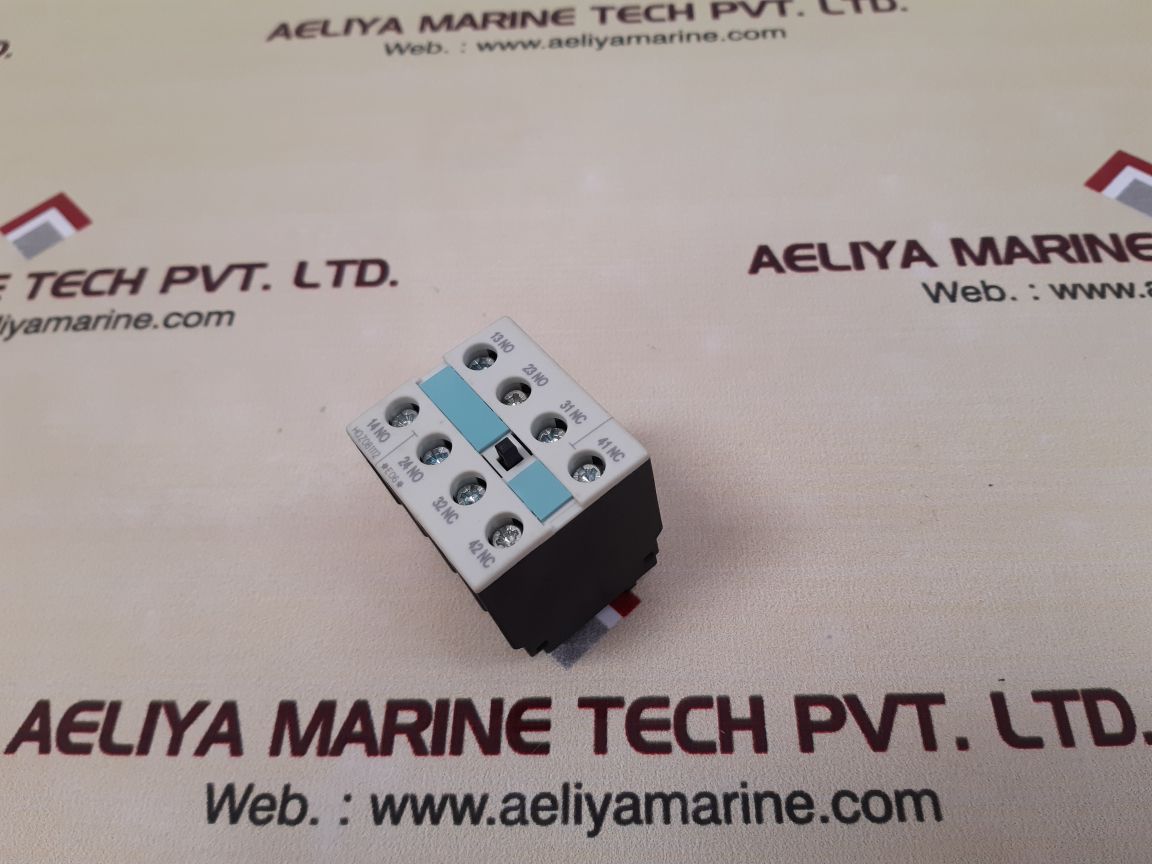 Siemens gb14048.5-2001 auxiliary switch block 3rh1921-1fa22 