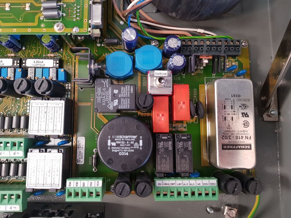 Oldham mx48 gas and flame measurement and alarm control unit 