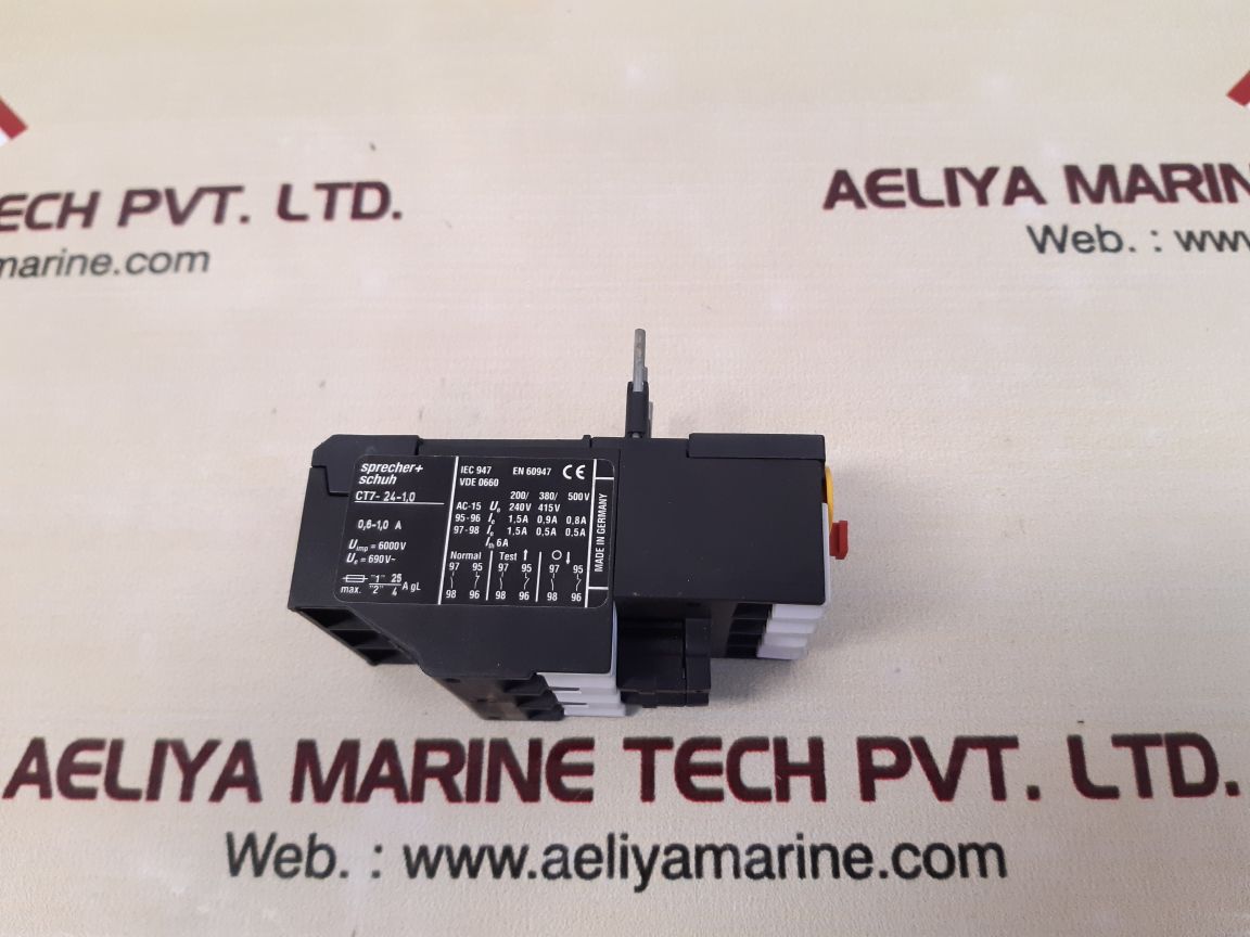 Sprecher+schuh ct7-24-1,0 thermal overload relay