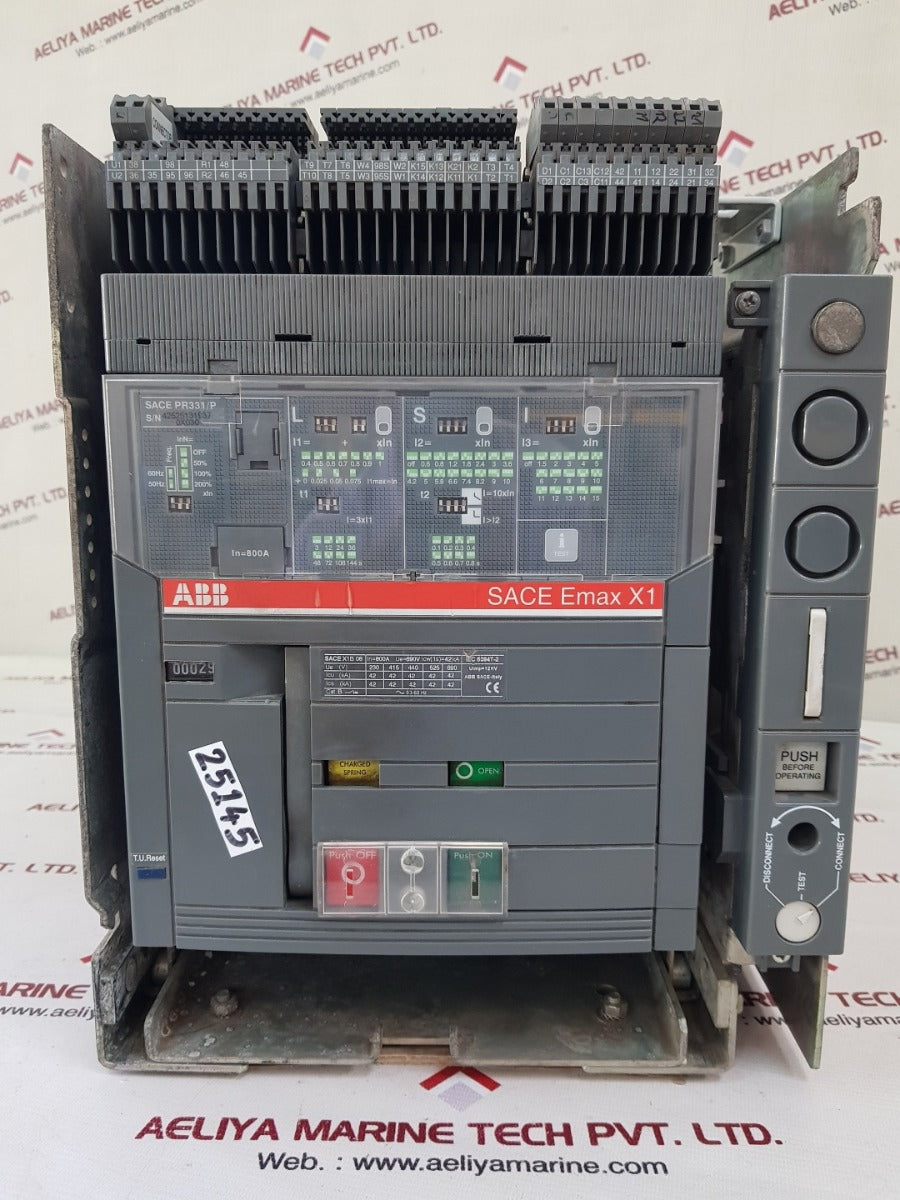 Abb sace pr331/p emax x1 low voltage power circuit breakers 800a 