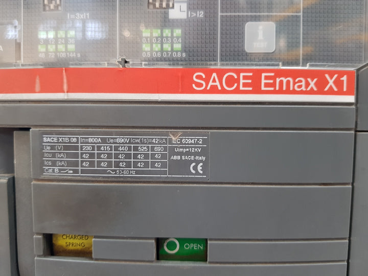 Abb sace pr331/p emax x1 low voltage power circuit breakers 800a 