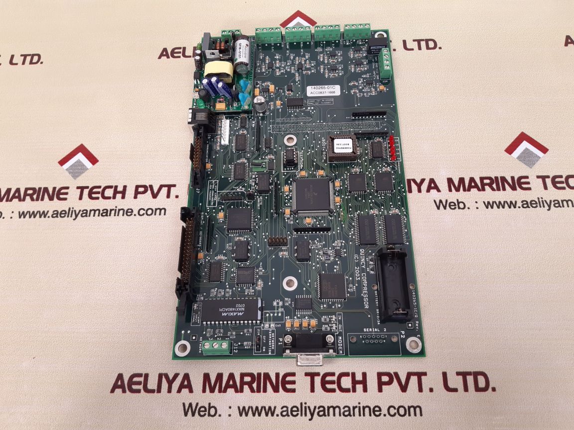 Quincy compressor 140265-1c/q rev. e pcb card 