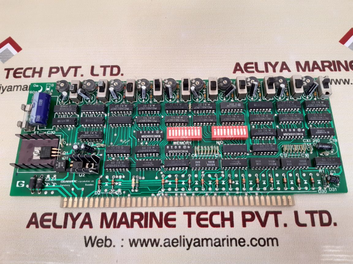 Geamatic cxi 210 311.014.03 pcb card 