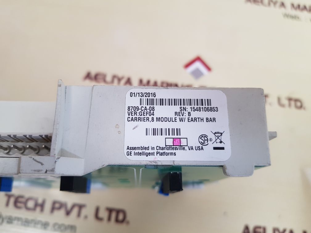 Ge intelligent platforms 8709-ca-08 carrier system 8 module 