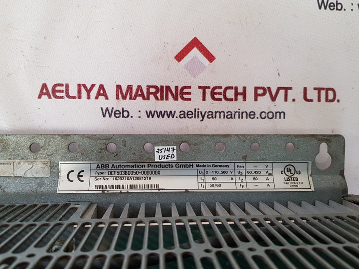 Abb dcf503b0050-000000x governor 