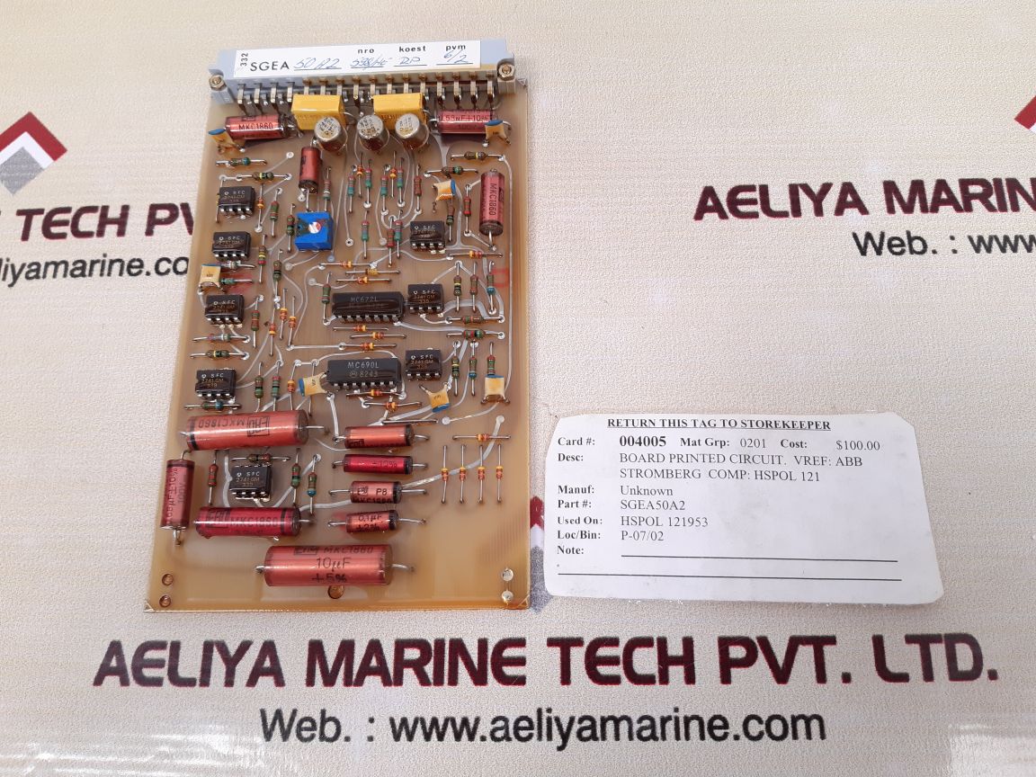 Stromberg sgea 50a2 pcb card 5760069-1b New 