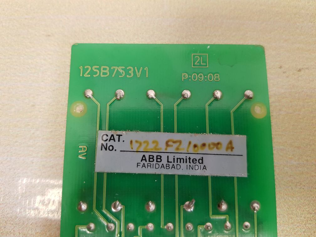 Abb 1722fz10000a universal fiels input module used
