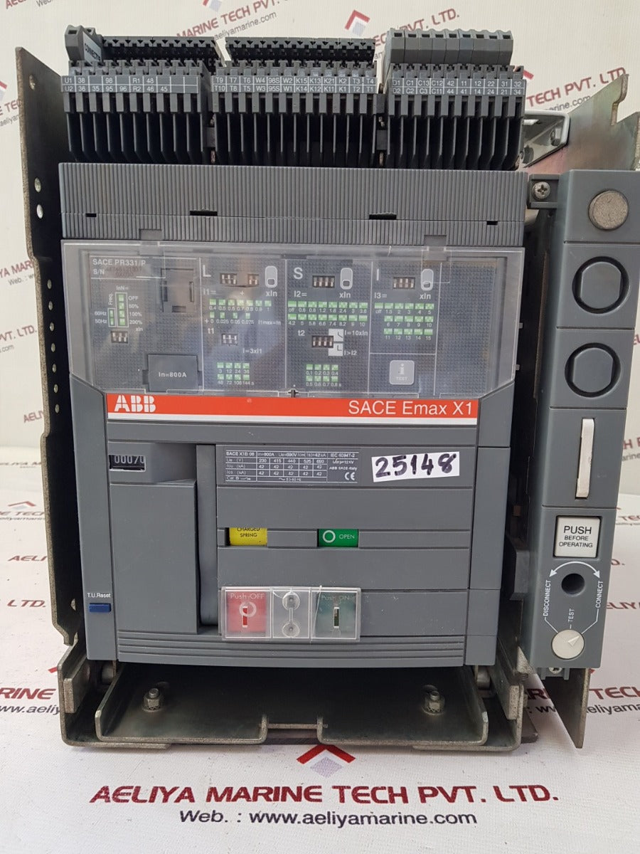 Abb sace emax x1 pr331/p circuit-breakers without metal connector