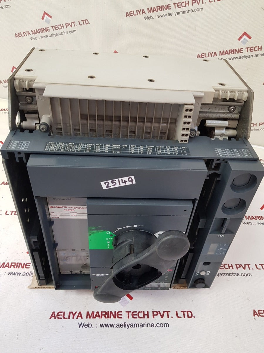 Schneider electric compact ns800 h micrologic 2.0 trip unit 