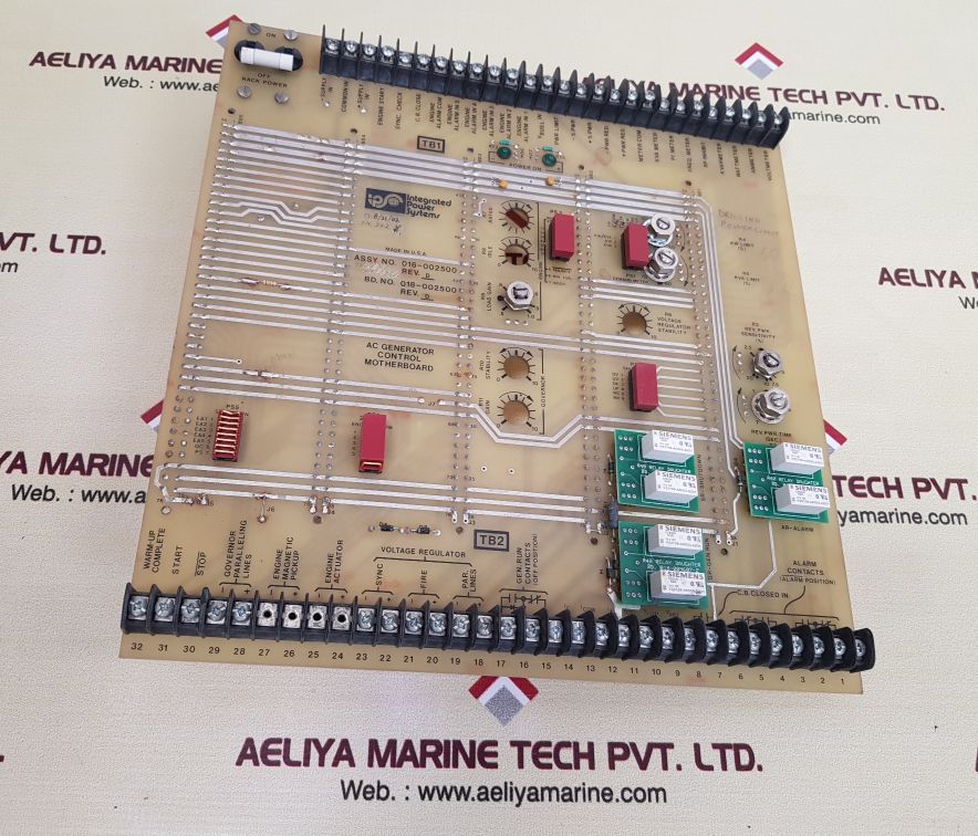 Integrated power systems 016-002500 motherboard rev.d
