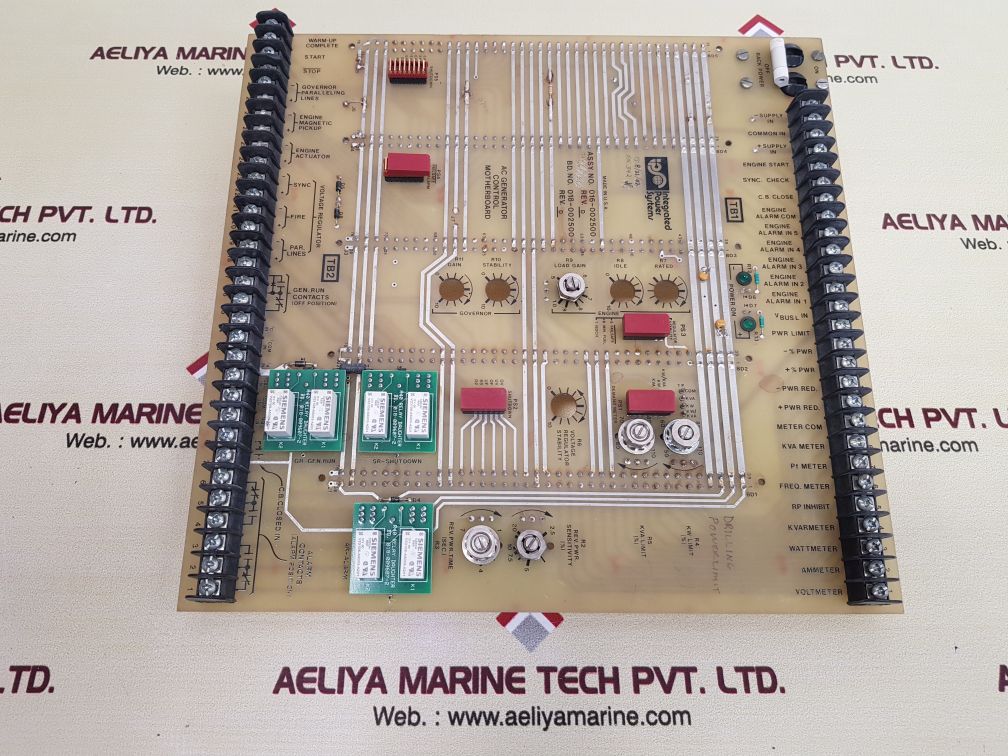 Integrated power systems 016-002500 motherboard rev.d
