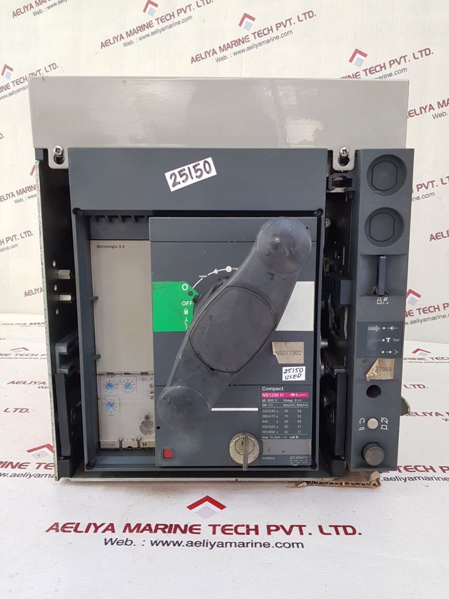 Schneider electric compact ns1250 h micrologic 2.0 circuit breaker