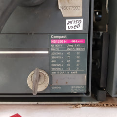 Schneider electric compact ns1250 h micrologic 2.0 circuit breaker