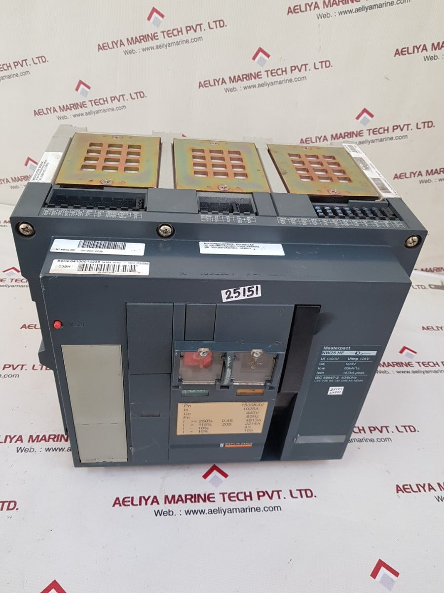 Merlin Gerin Nw08-40 H1-h2 2500A Circuit Breaker Masterpact Nw25 Hf