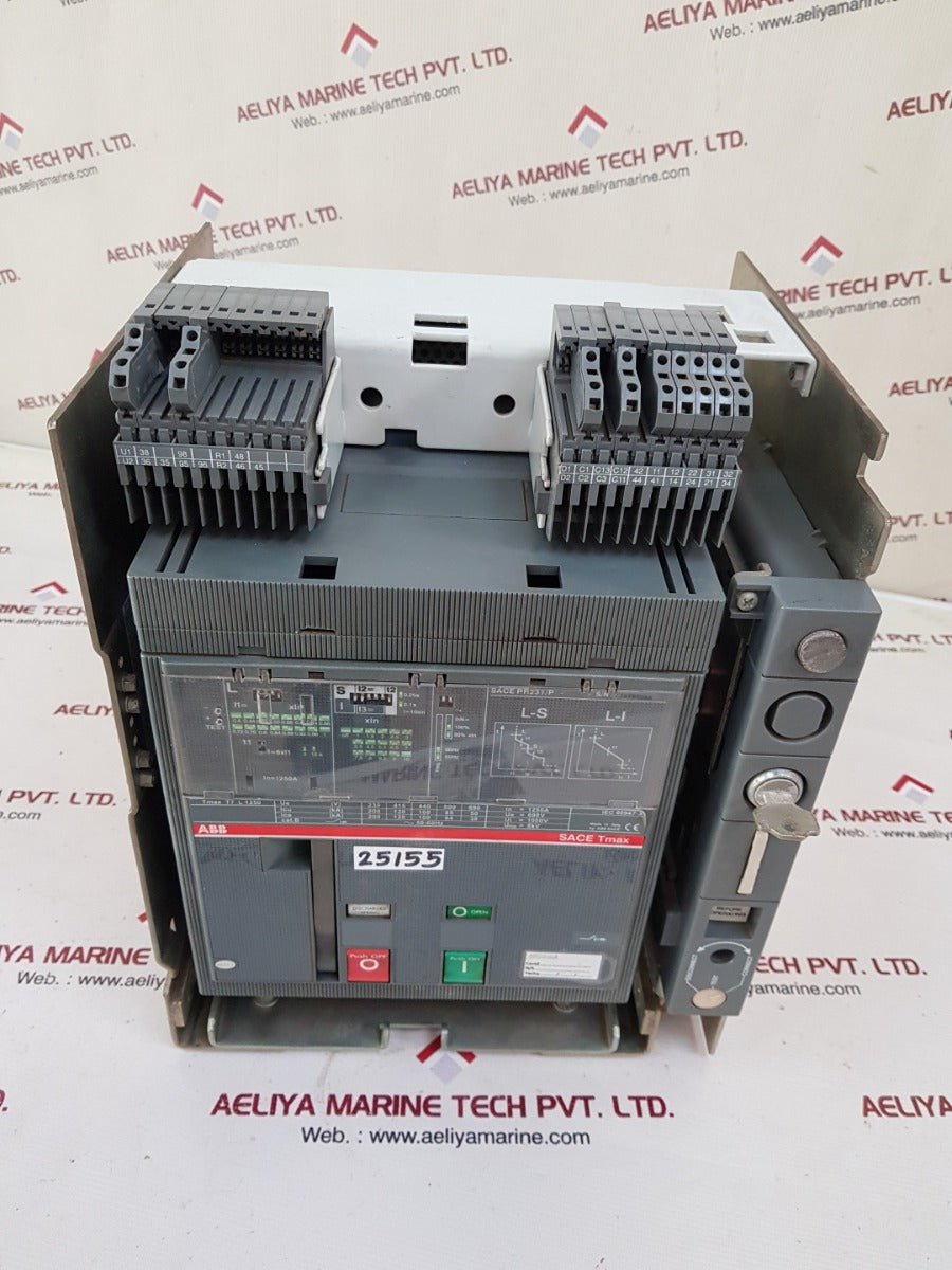 Abb sace pr231/p tmax t7 l1250 circuit breaker 1250a 