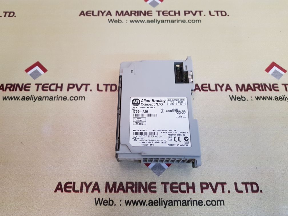 Allen-bradley 1769-ia16 compact i/o 16 pt. input module ser.a 