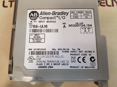 Allen-bradley 1769-ia16 compact i/o 16 pt. input module ser.a 