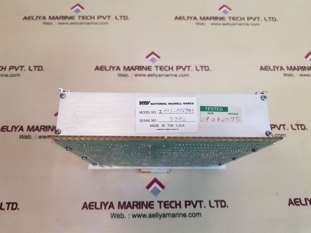 National oilwell varco 1981 metering module