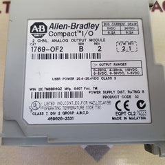 Allen-bradley 1769-of2 ser.b compact i/o analog output module
