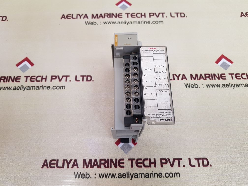 Allen- bradley 1769-of2 ser.b rev.2 compact i/o analog output module 
