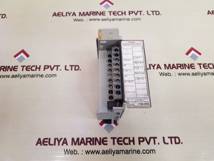 Allen- bradley 1769-of2 ser.b rev.2 compact i/o analog output module 