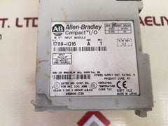 Allen-bradley 1769-iq16 Ser.A Compact I/O 16 Pt. Input Module Rev.1
