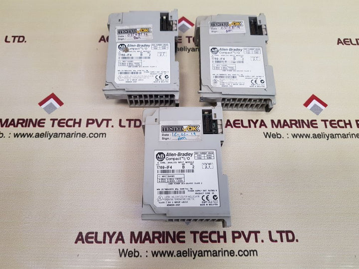 Allen-bradley 1769-if4 Ser.B Compact I/O 4 Chnl Analog Input Module Rev.2
