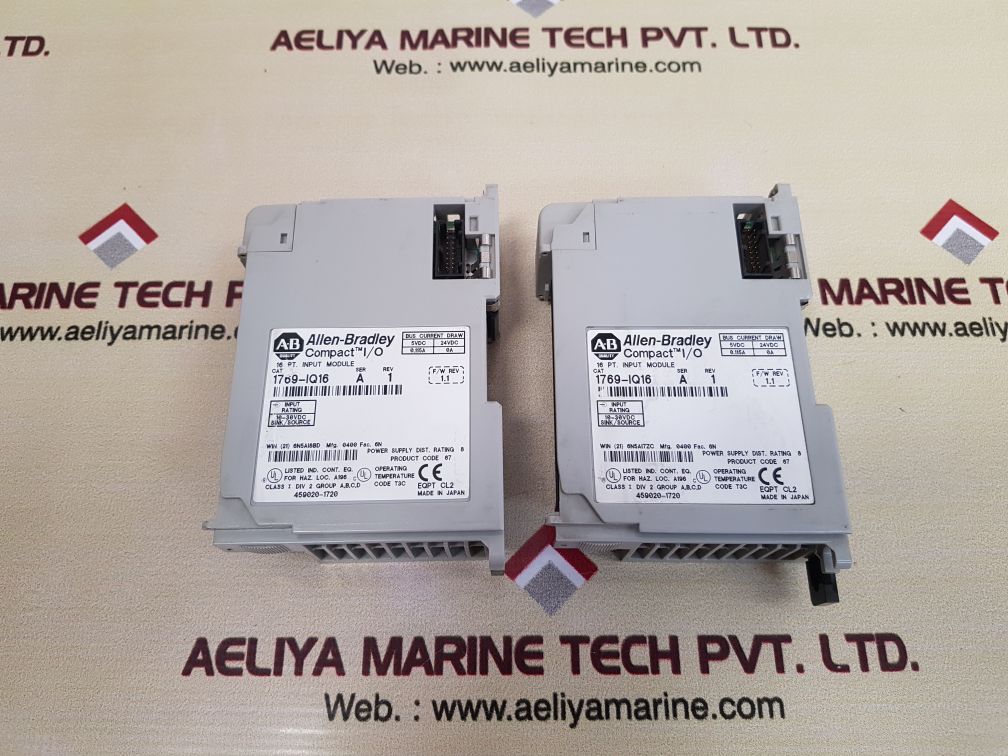 Allen-bradley 1769-iq16 Ser.A 16 Pt. Input Module Rev.1

