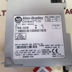 Allen-bradley 1769-iq16 Ser.A 16 Pt. Input Module Rev.1
