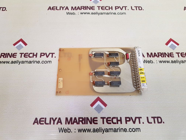 Stromberg Sgea-113A1 Circuit Board B452364A Used
