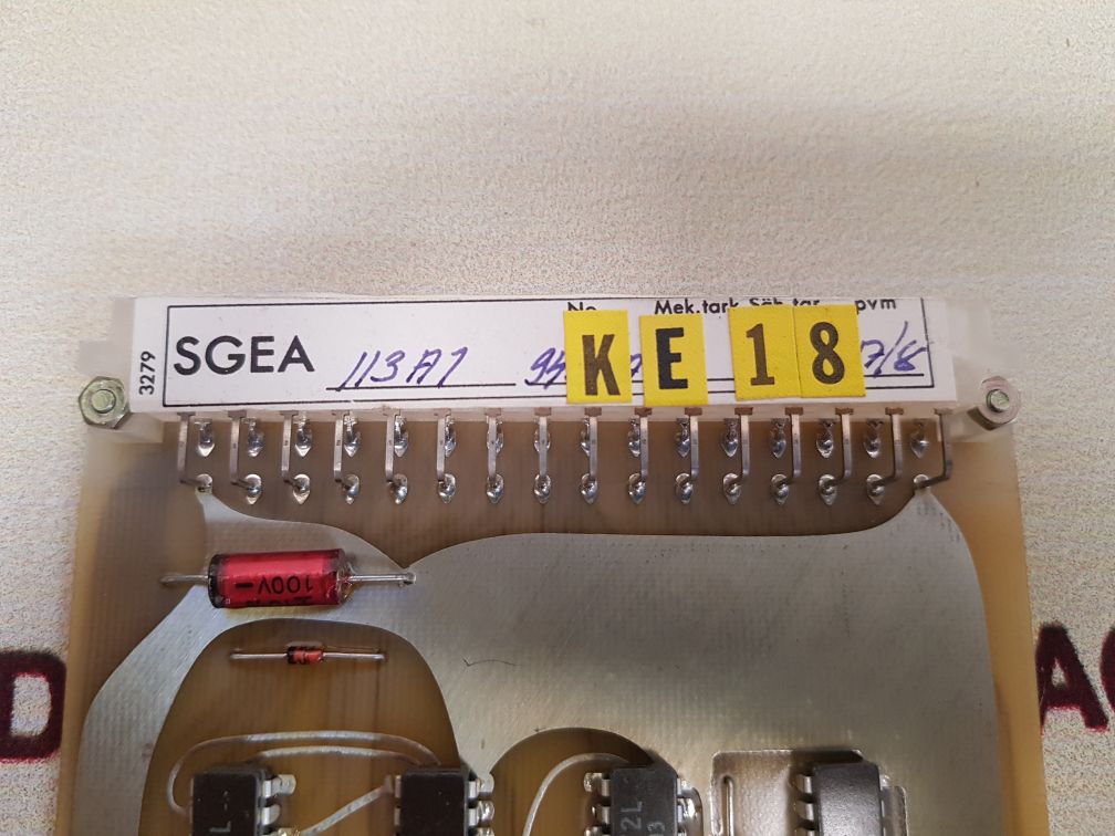Stromberg Sgea-113A1 Circuit Board B452364A Used
