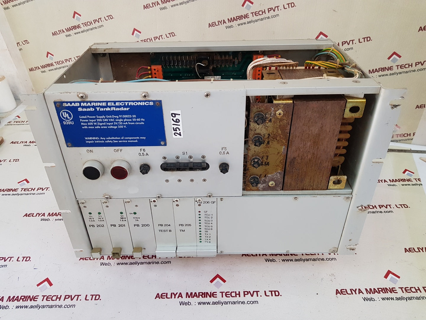 Saab marine tankradar 9150022-50 power supply unit
