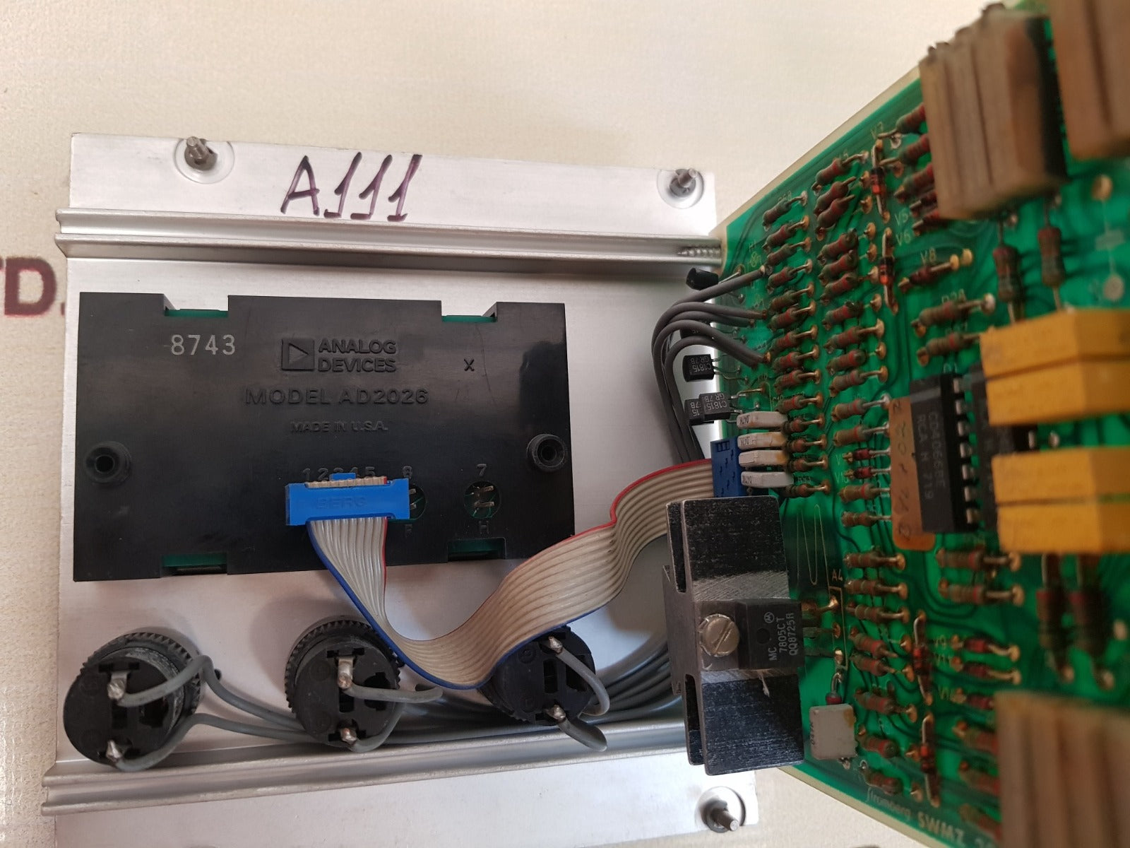 Stromberg saco swmr 2j4 display module alarm handling unit 