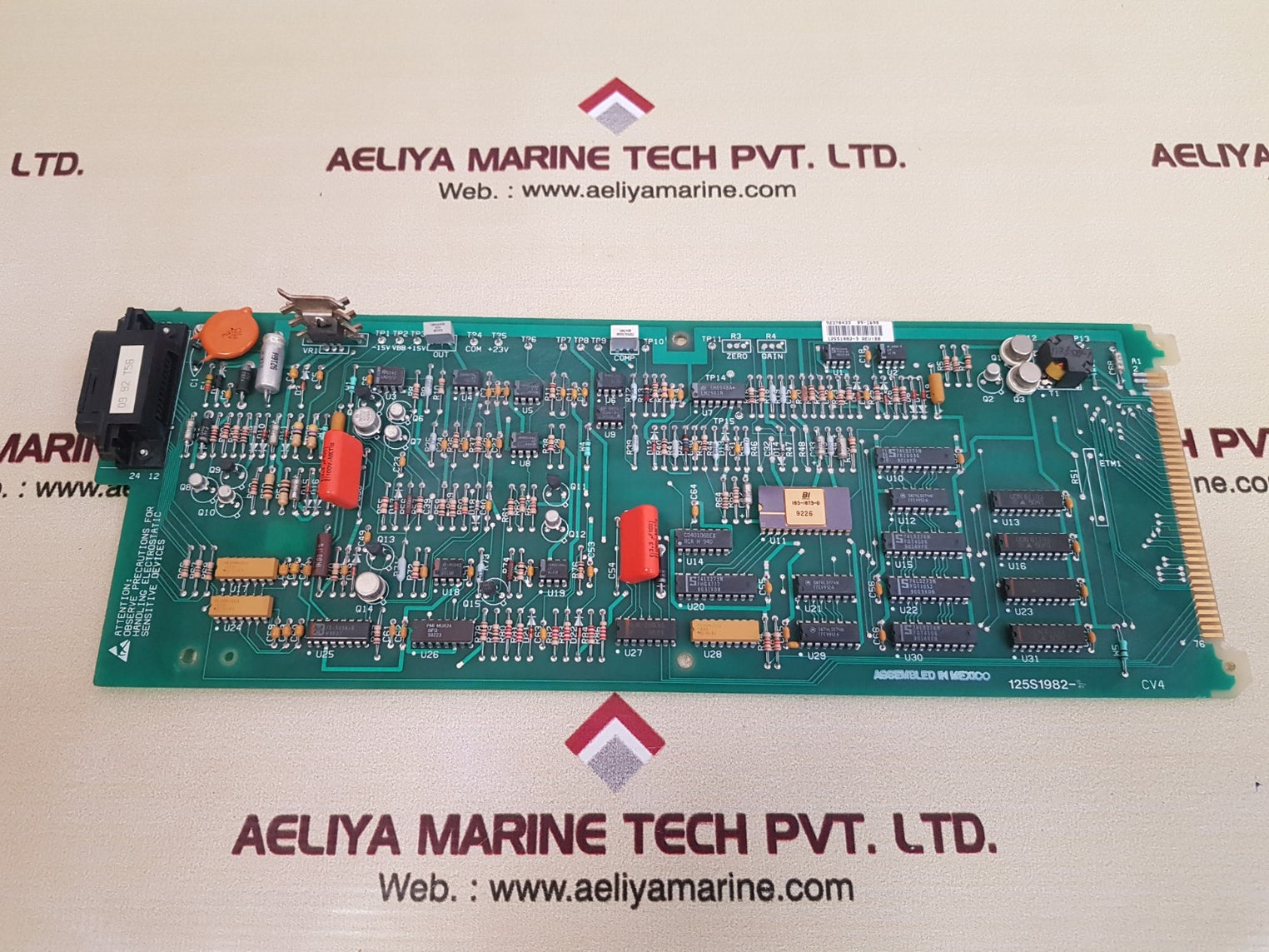 Abb 125s1982-1 rev d pcb card 