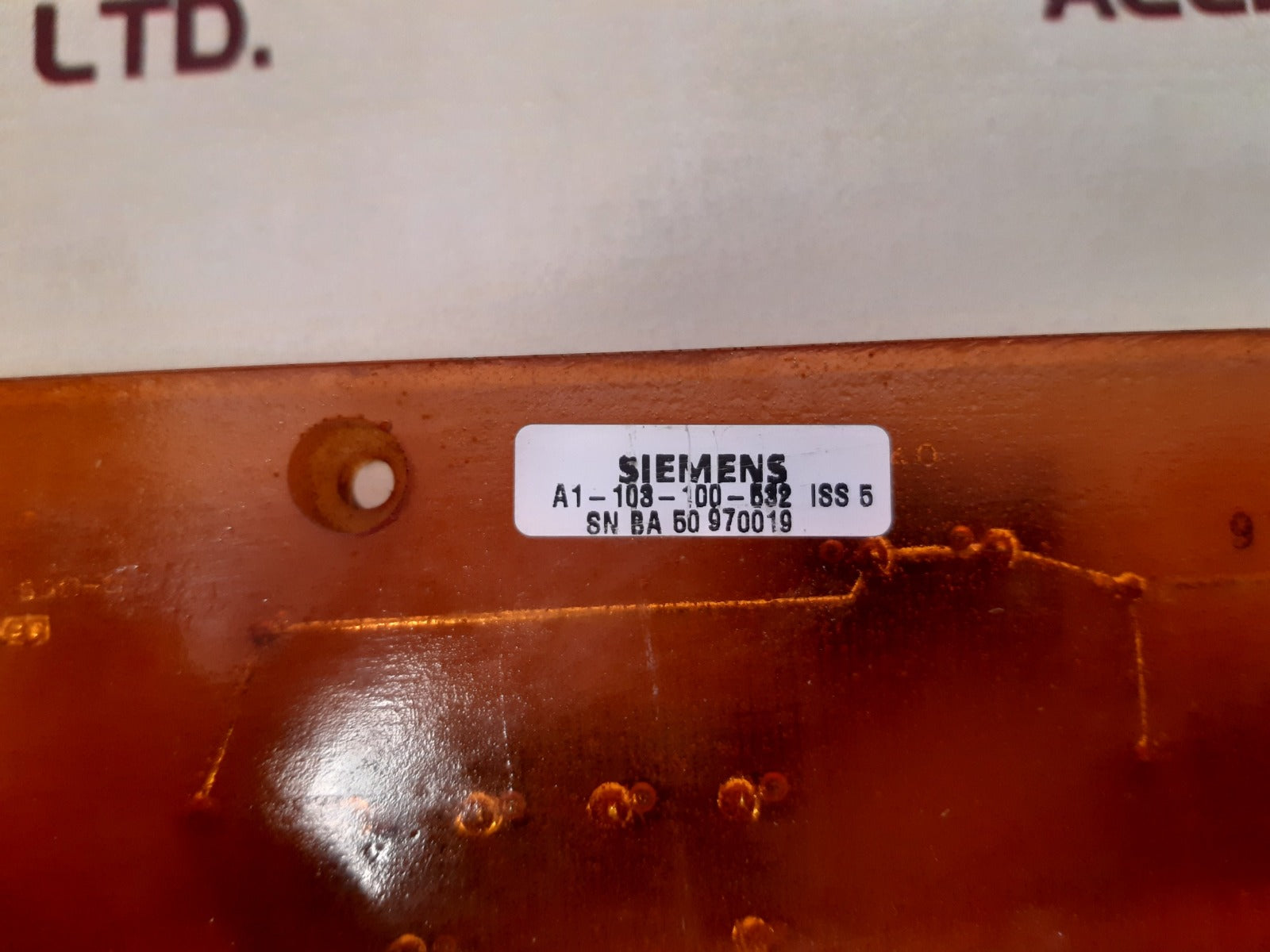 Siemens a1-103-100-532 pcb card 