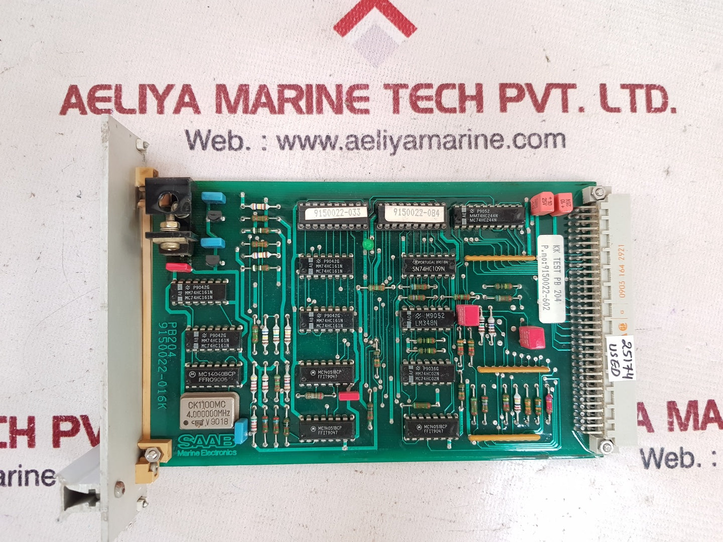 Saab marine pb 204 test b 9150022-602 interface pcb card 9150022-016k