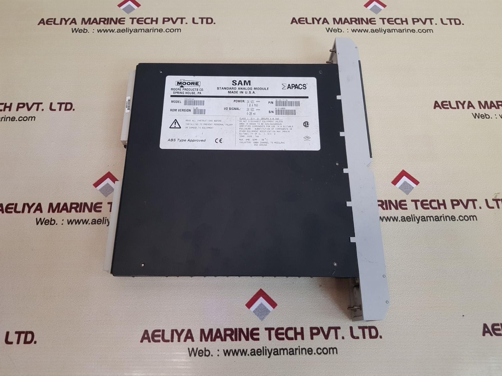 Moore sam 39samcan 16133-71/8 standard analog module 