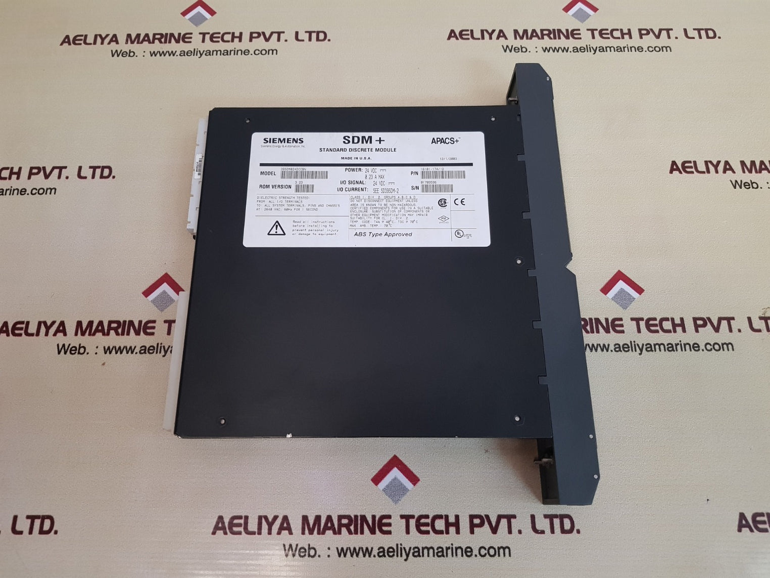 Siemens sdm+ 39sdm024dccbn standard discrete module 16101-174/12