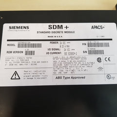 Siemens sdm+ 39sdm024dccbn standard discrete module 16101-174/12