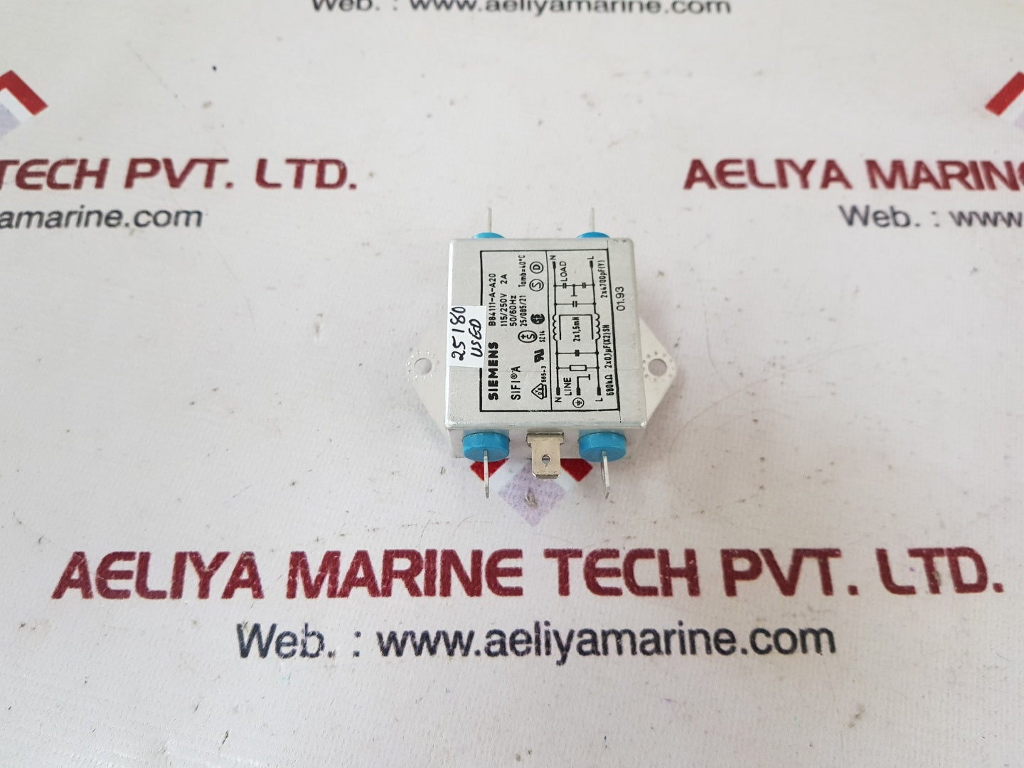 Siemens b84111-a-a20 power line filter