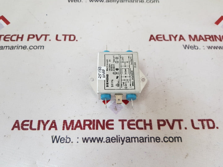 Siemens b84111-a-a20 power line filter