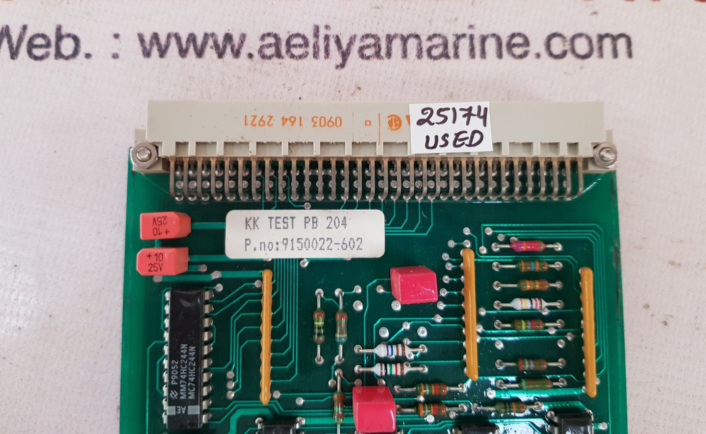 Saab marine pb 204 test b 9150022-602 interface pcb card 9150022-016k