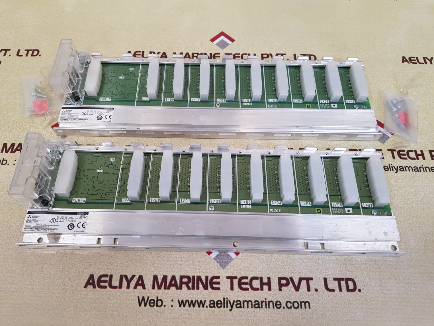Mitsubishi q38b melsec-q base unit