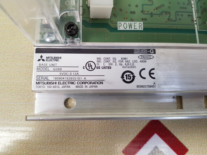 Mitsubishi q38b melsec-q base unit
